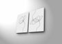 Wallity Lienzo Decorativo Multicolor 2P3040CIZC-03 (2 Piezas)